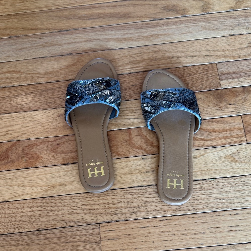 Multicolor Patterned Sandals - Picture 1 of 5